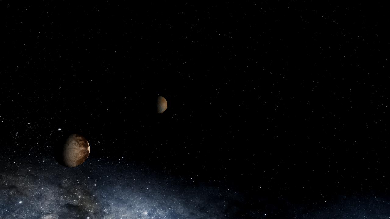 Pluto &  A Random Large Asteroid