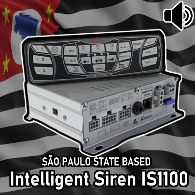 São Paulo estate's Police Sirens / YELP - PRIO - PIAL - A/H  => Inteligent Siren 1100 = IS1100