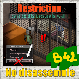 No Disassemble Walls