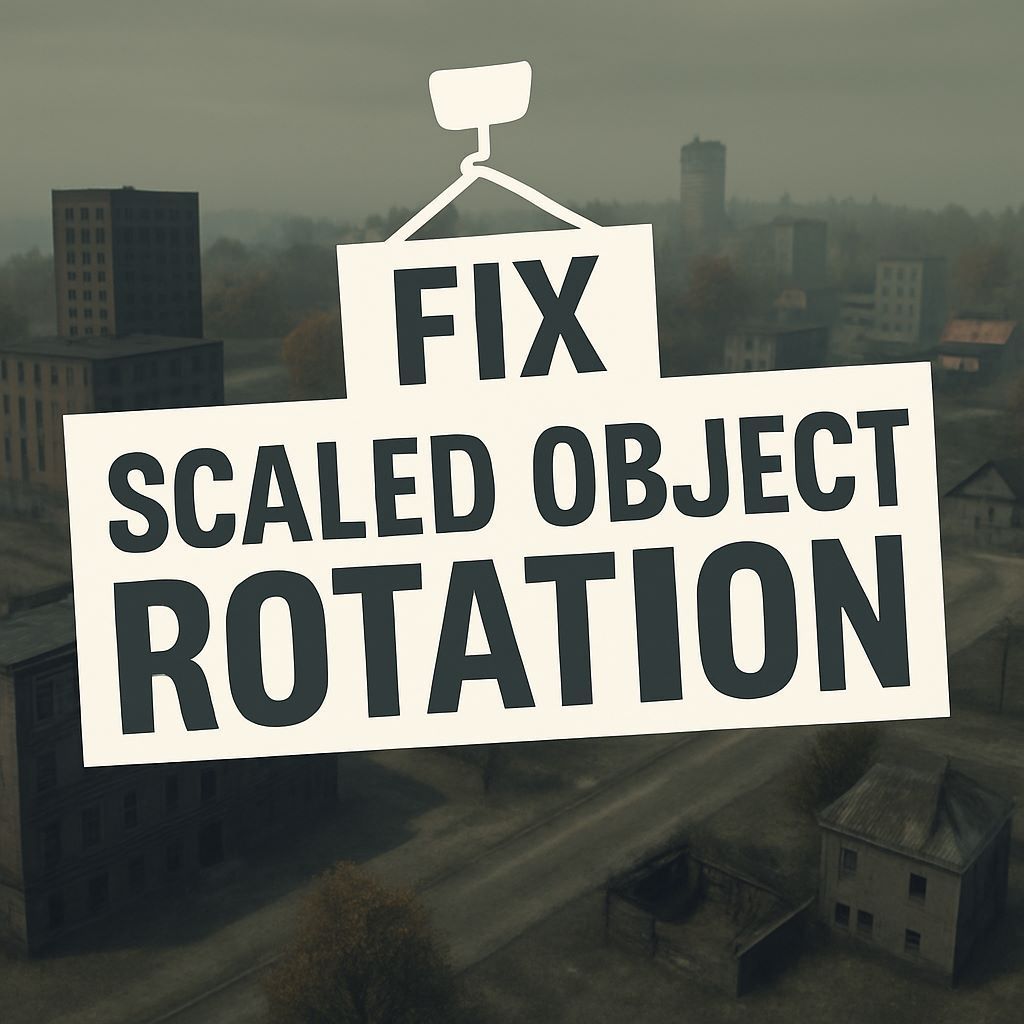 [DEPRECATED] Editor Scaled Object Rotation Fix