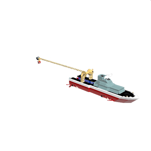 DS 22 Boat with diving bell