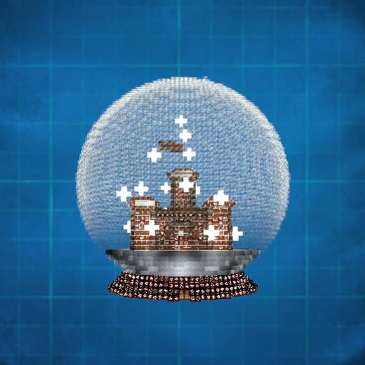 Gingerbread Snow Globe Castle