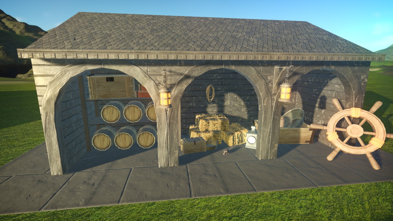 Pirate Warehouse Storage Shed
