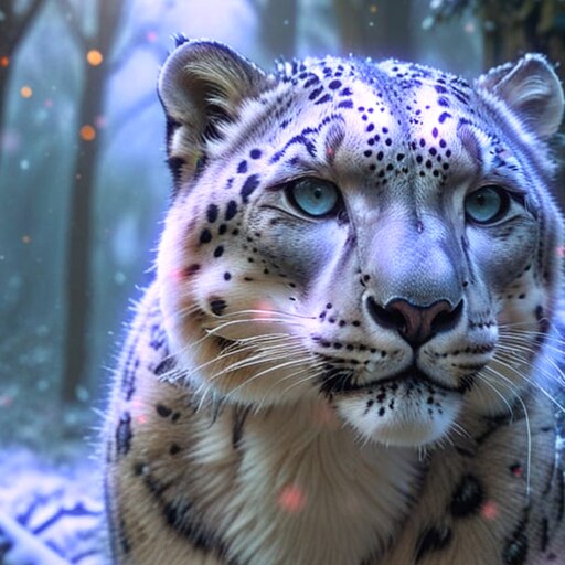その他 Steampunk Snow Leopard Snow leopard stand-alone headdress ❄️ jagged cut mantle