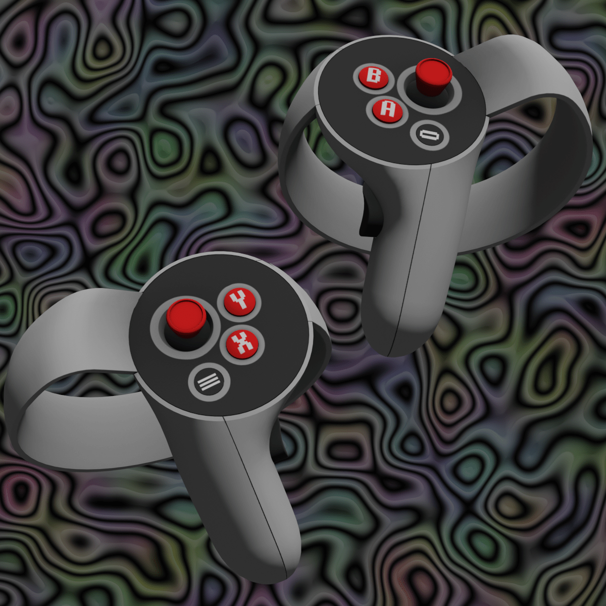 NES CV1 Rift Controller Reskin preview