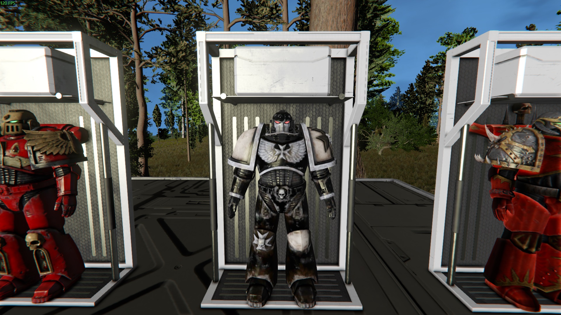 Warhammer 40k Black Templar Swappable suit