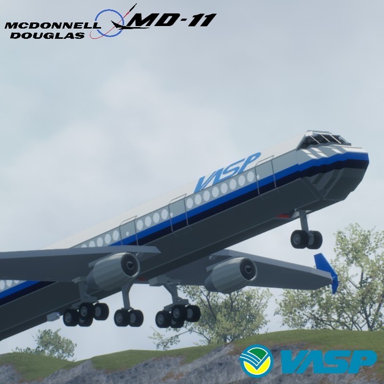 Softbody AIR LINER McDonnell Douglas MD-11 VASP