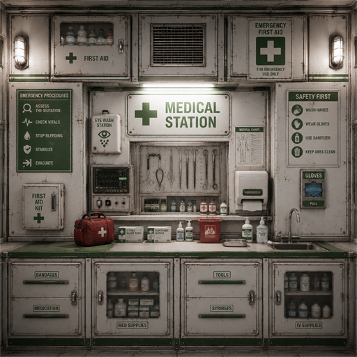 Wall 🩺 Medical Station