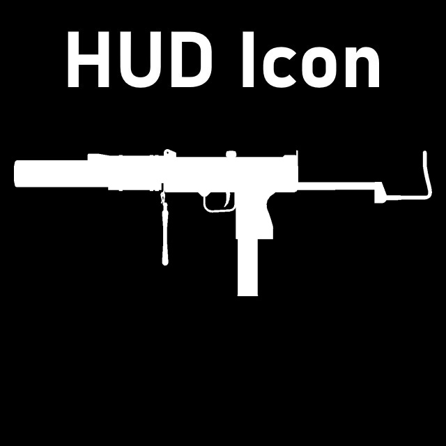 Left 4 Dead 2 - Unfolded Mac-10 HUD Icon (Silenced SMG)