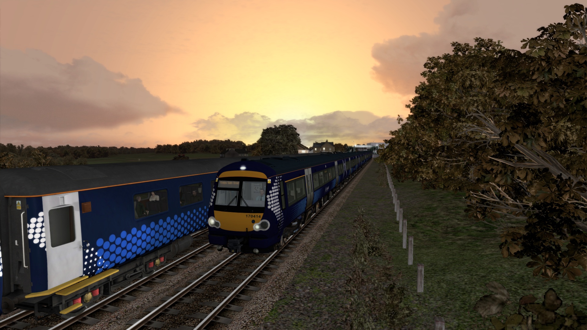 Class 170 Edinburgh to Glasgow part 2 of 2