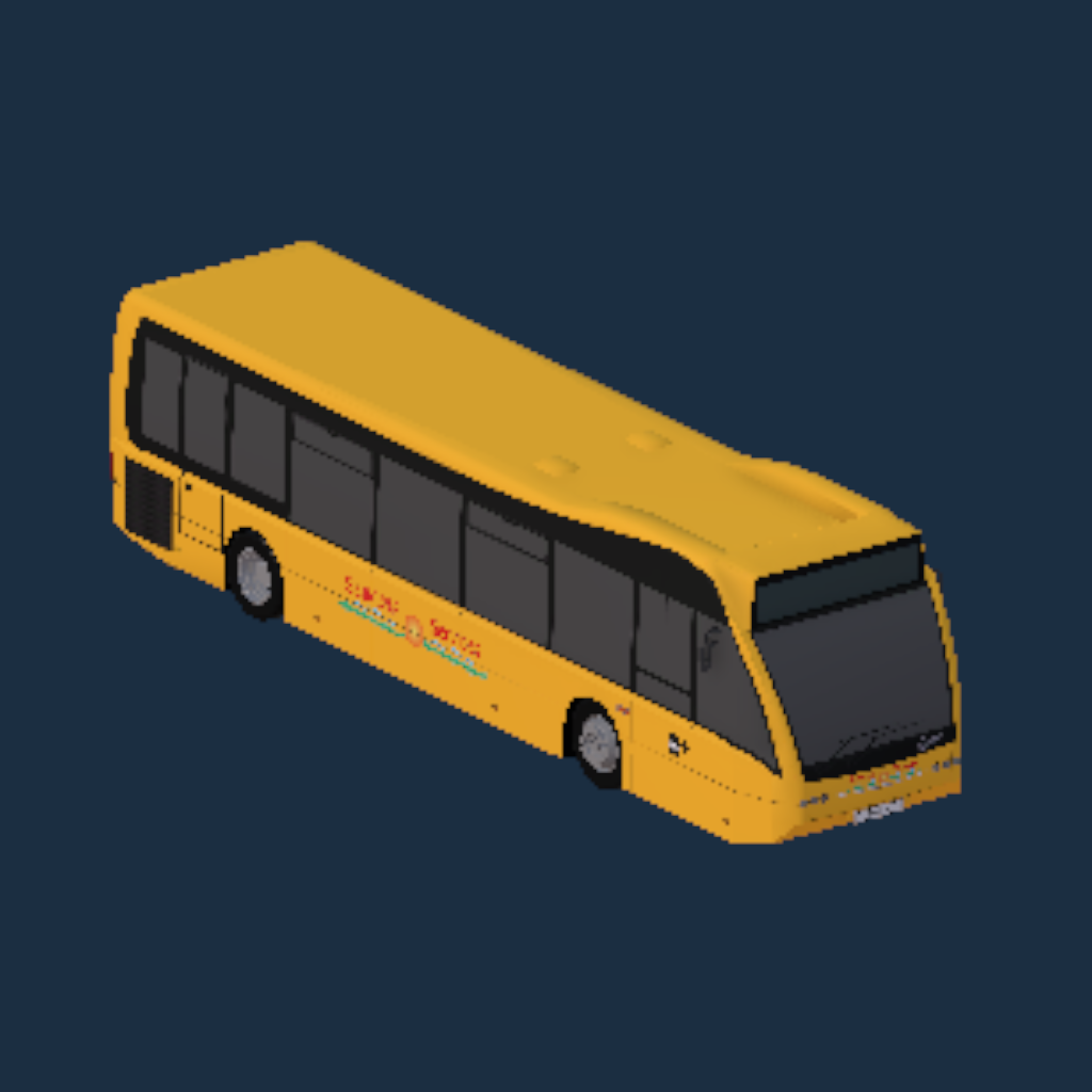 Optare Versa Sanders Coaches Orange