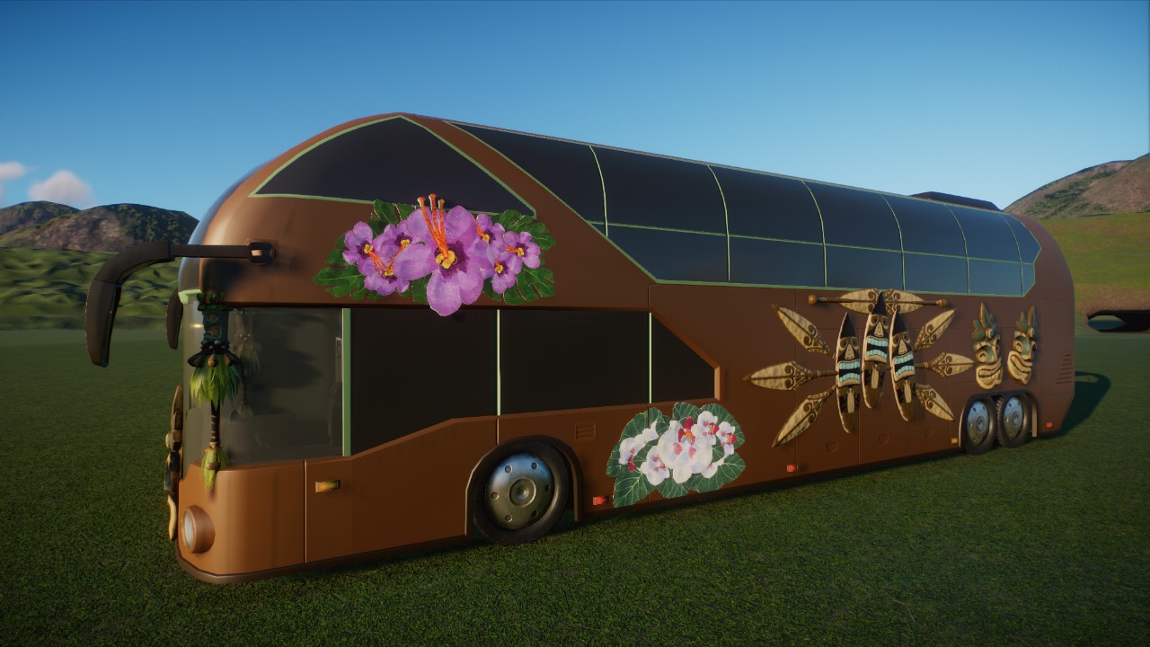 Tropical Party Coach Prop