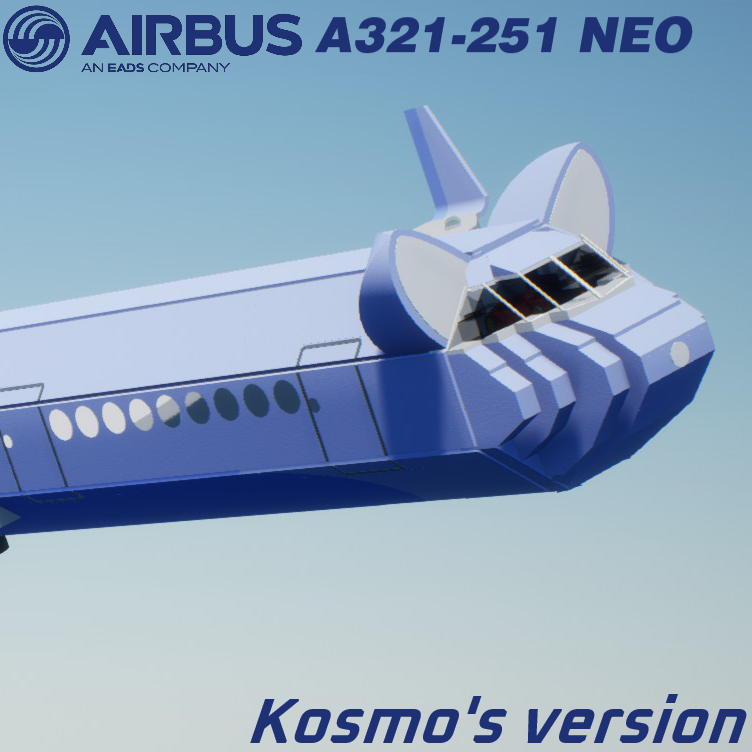 Softbody AIR LINER Airbus A321-251N NEO Kosmo's version