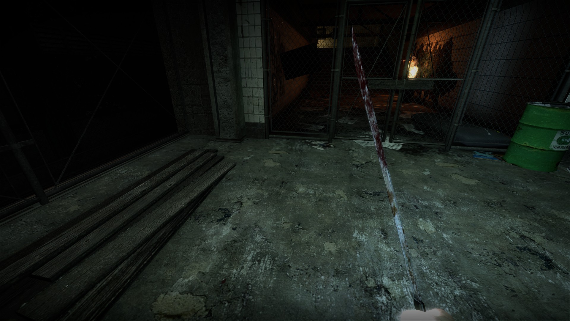 Rusty machete skin