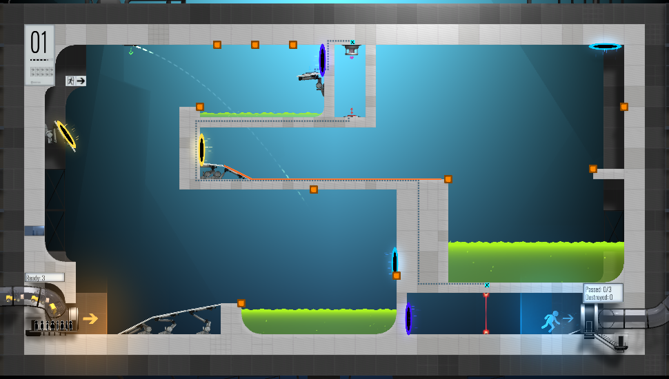 A simple test of geometry