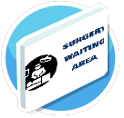 Surgery Waiting Area Sign