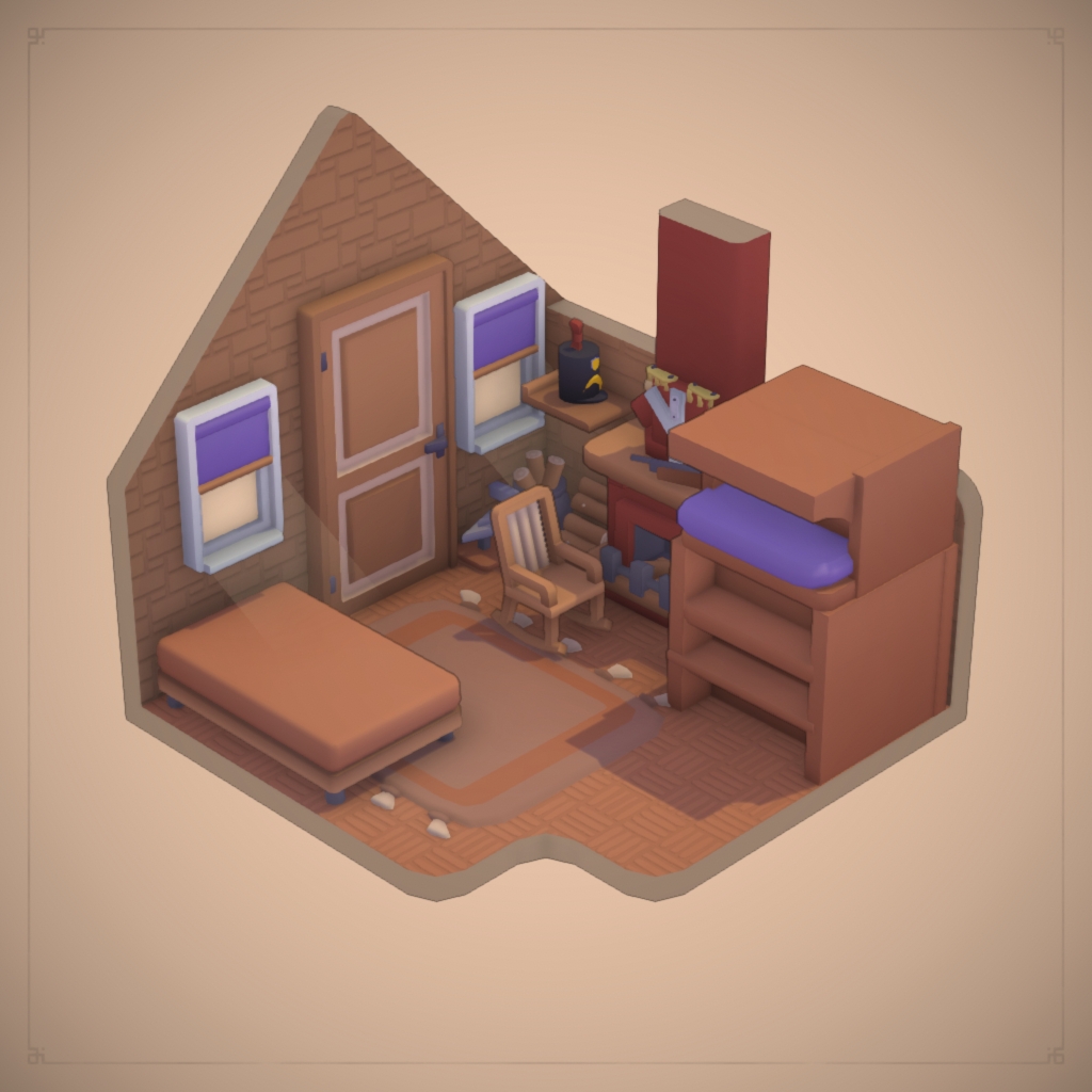1800' Style Lodge belonging to an Officer