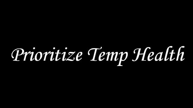 Prioritize Temp Health