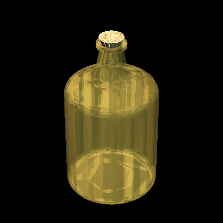 Empty glass jar 2