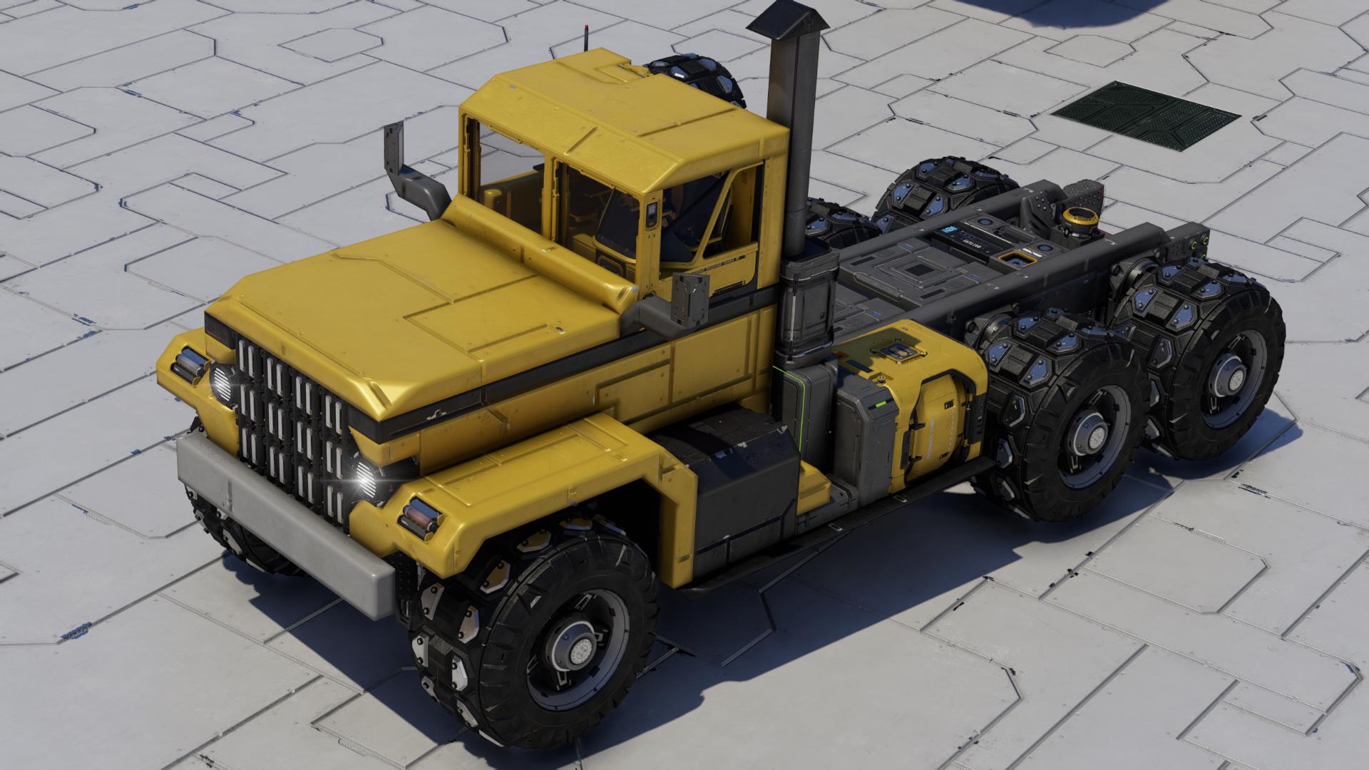 [OC] Duece Tractor Truck Yellow preview