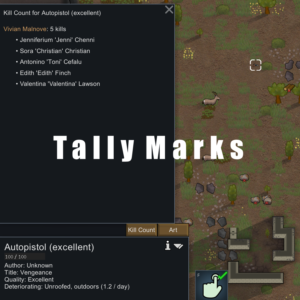 Tally Marks - Weapon Kill Tracker
