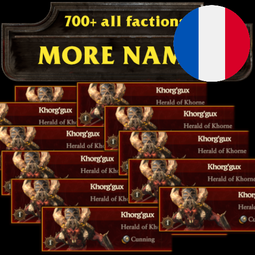 Français - More Character Names (For all 24 races) par Slavyk