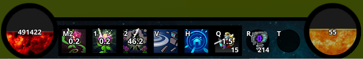 Super Hotbar space theme by Criteox