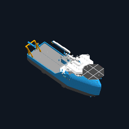 Enki class Ocean Support Vessel - Platform Utility Vessel UPDATED