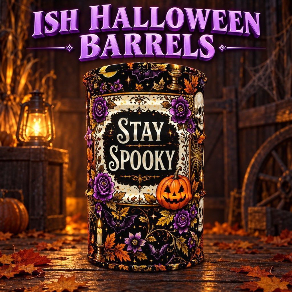 Ish Halloween Barrels
