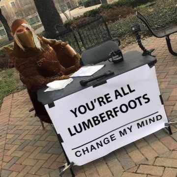 Handmaiden has a limited vocabulary