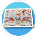 Multicolor Floor