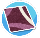 Teppich burgund