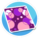 Bubbles Rug violet