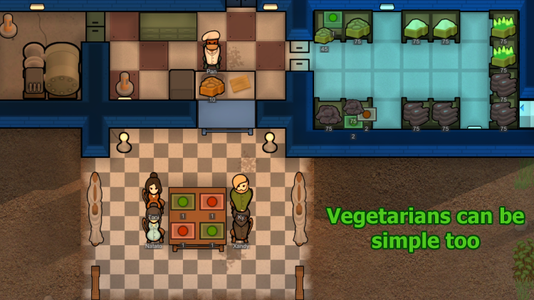 [AB] Vegetarians can be simple too mod preview for RimWorld