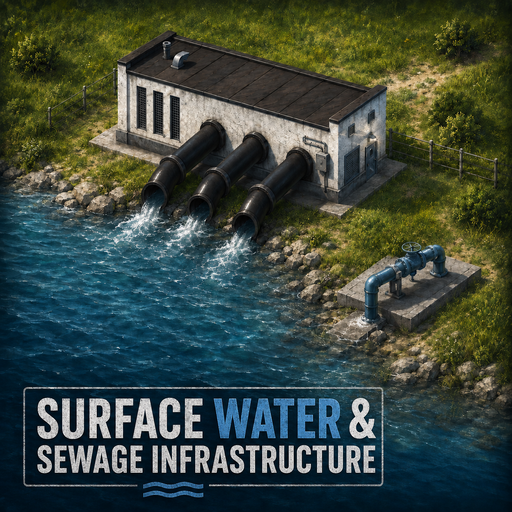 Surface water & sewage infrastructure preview