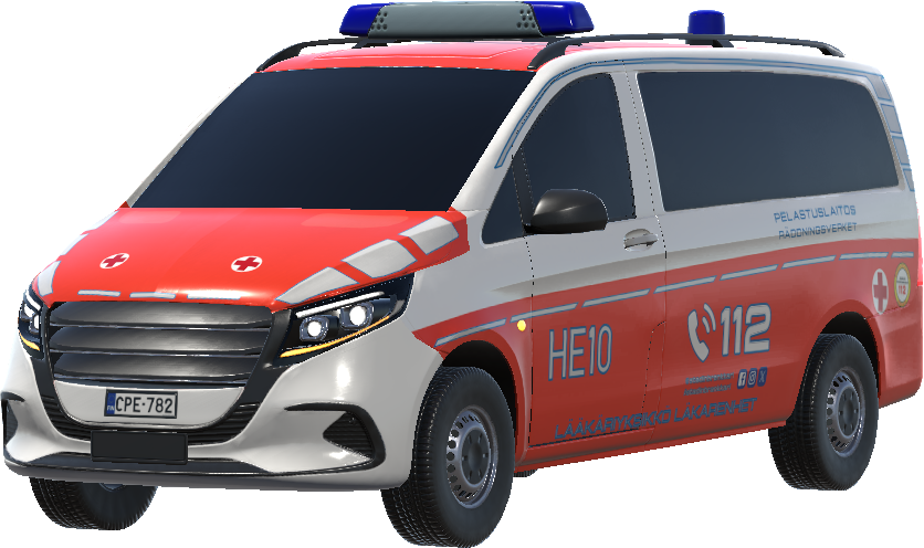 Suomen Helsingin Pelastuslaitos - Lääkäriyksikkö (Doctor car)