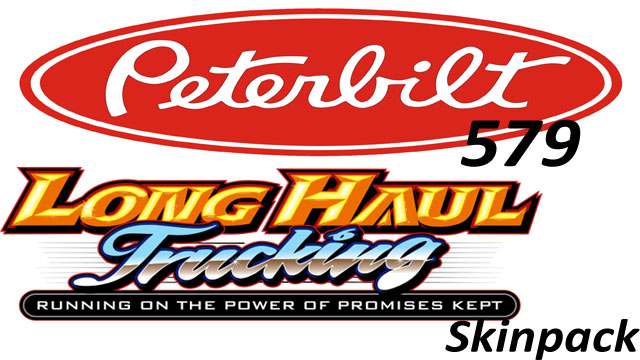 SCS Peterbilt 579 Long Haul Trucking Skinpack