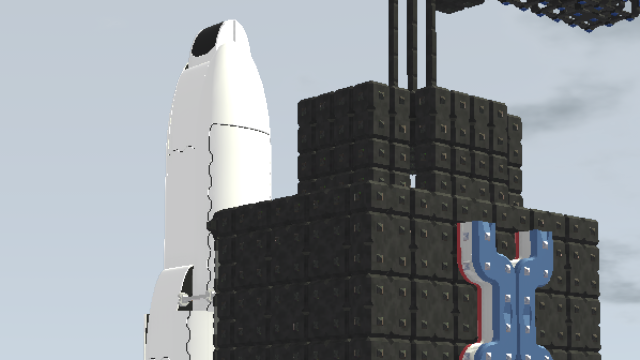 Space X Rocket + launchstation