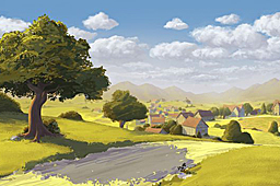Countryside Framed