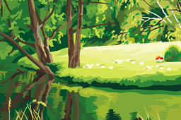 Forest1 Wooden Frame