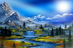 A River Runs Thru It Canvas