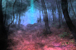 Spooky Trees2 Canvas