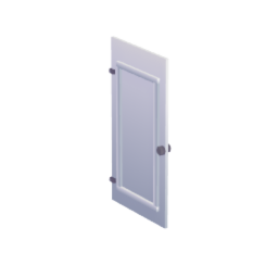 A simple door with front and back