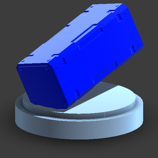 plastic neon blue