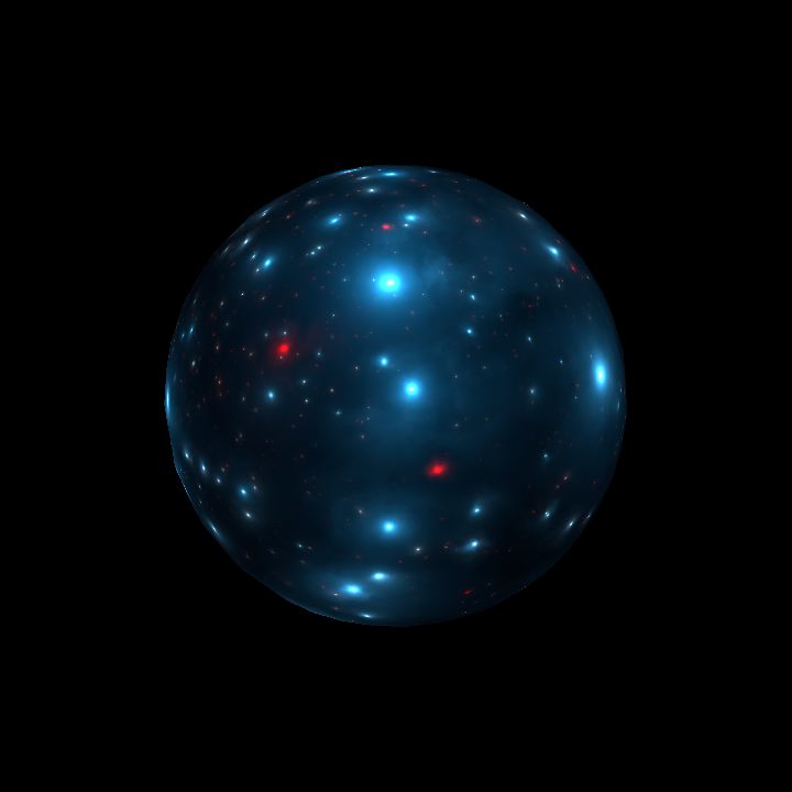 Starry night sky skybox