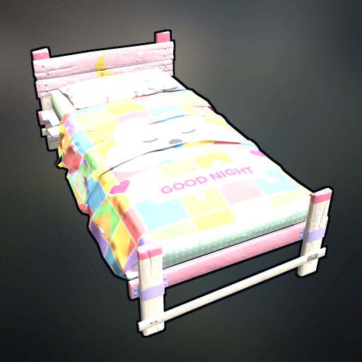 bed rainbow sunshine