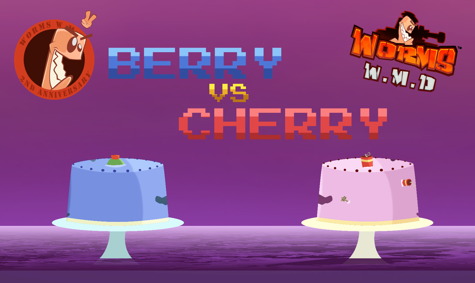 [WORMS WMD 2ND ANNIVERSARY MAP] Berry vs Cherry