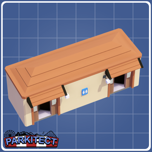 Toilet building simple