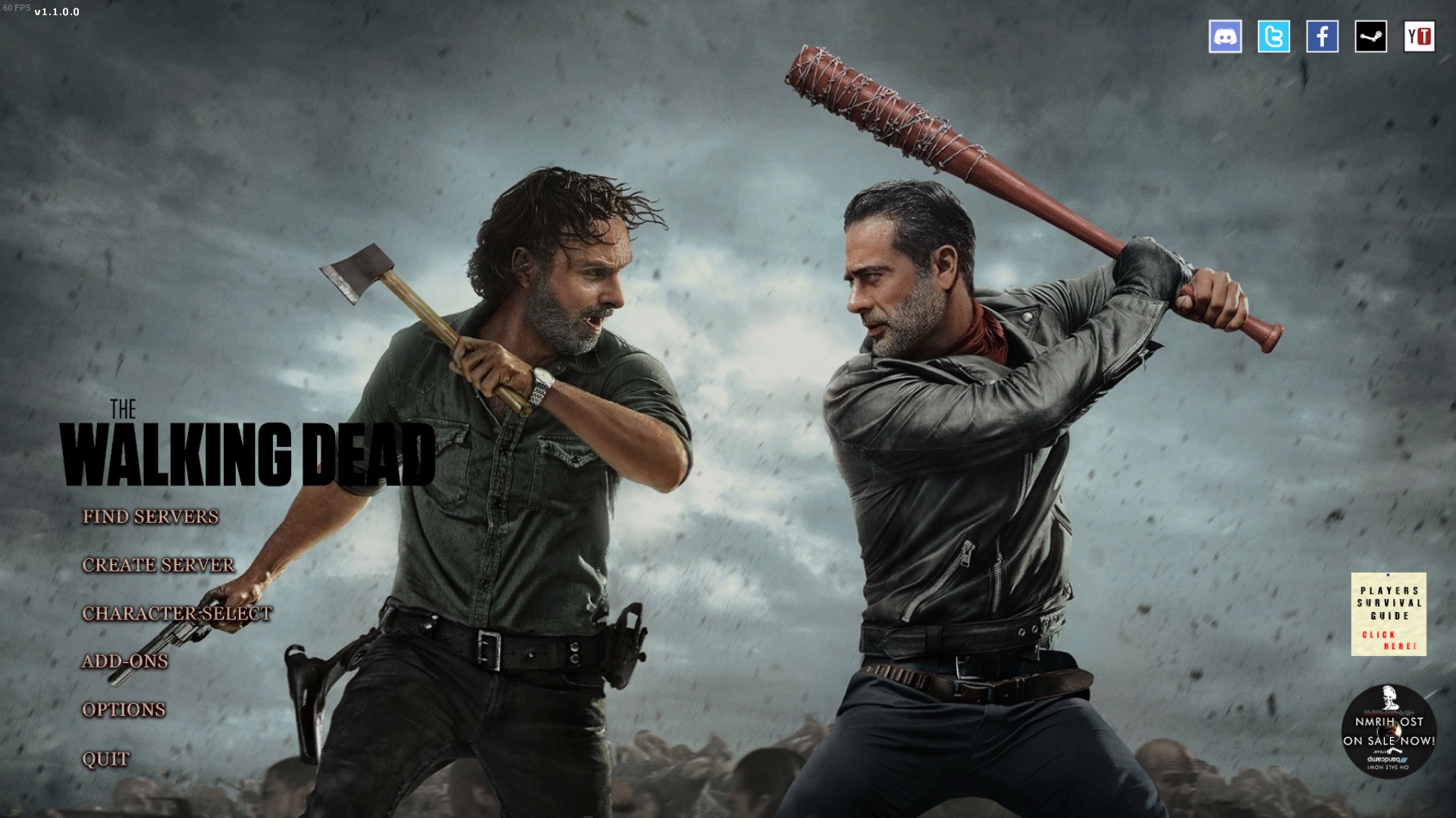 The Walking Dead Menu