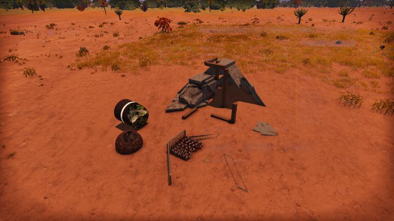 Ruin 1 - tent(damaged) - BA